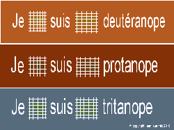 test rapide daltonisme deutan protan tritan